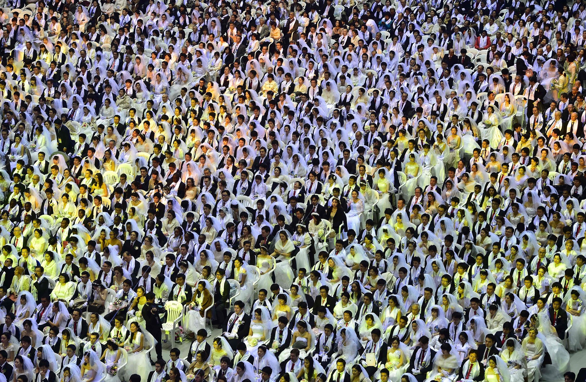 Fra massebryllupet i Korea 20. feb. 2016